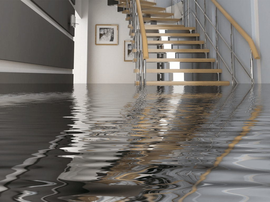 flooded basement cleanup